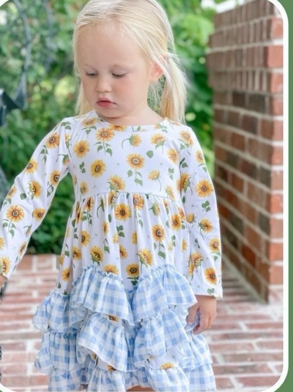 Sugar Bee sunflower dress